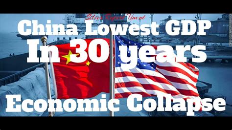 Economic Collapse News China Posted Lowest Gdp In 30 Years And Just