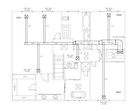 Plumbing Plan For House EdrawMax Template