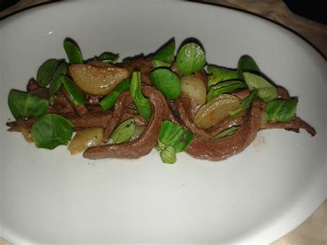 PAN-FRIED HEART OF BEEF COEUR DE BOEUF POELE RECETTE NO 5O Franco