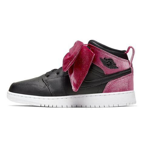 Air Jordan 1 Mid Bow Black Noble Red Ck5678 006 Limited