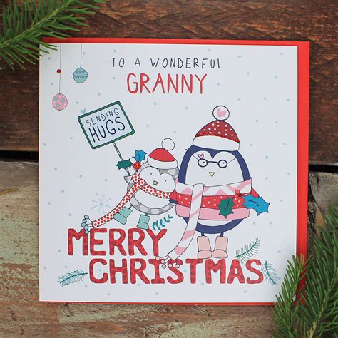Granny Christmas Card By Molly Mae