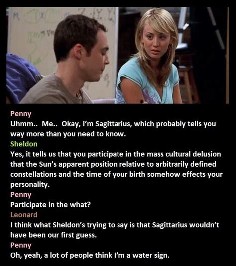 Sheldon And Horoscopes