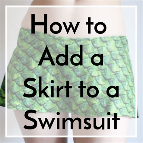 How To Sew A Swimsuit With A Skirted Bottom Tuesday Stitches Sewing