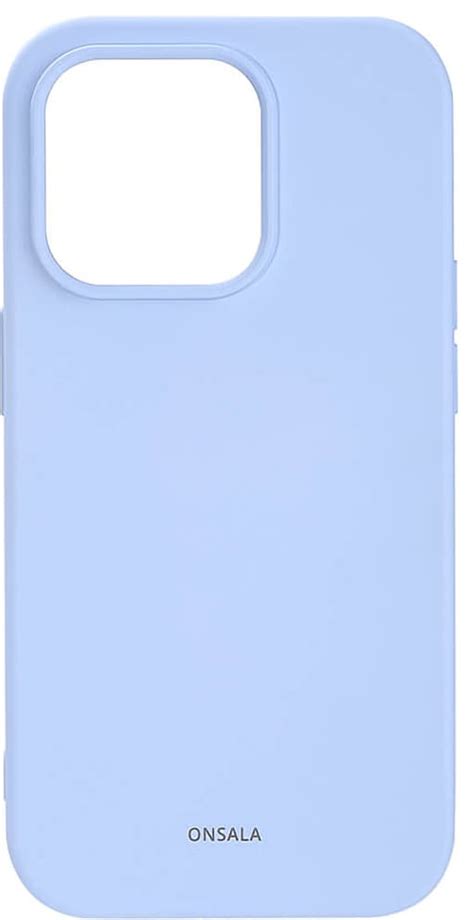 Onsala Silicone deksel til iPhone Pro Max lyseblå Elkjøp
