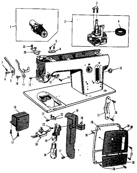 Kenmore Sewing Machine Tension Assembly Diagram Wiring Diagram Pictures
