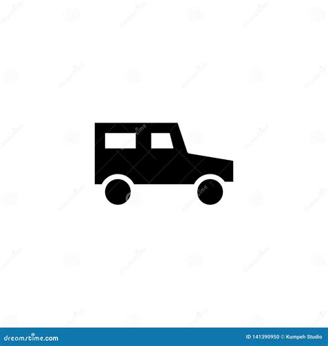 Suv Car Icon Solid Vehicle And Transportation Icon Stock Stock Vector