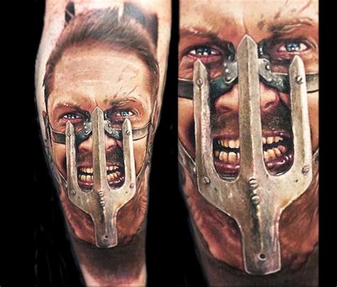 Mad Max From Fury Road Tattoo By Paul Acker Mad Max Tattoo Paul