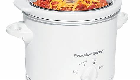 proctor silex slow cooker manual