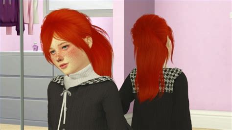Sims 4 Hairs ~ Coupure Electrique Leahlillith S Jen Hair