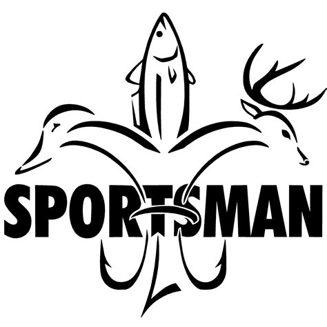 Official Sportsman Decal Sportsman Deer Duck Fish Fleur De Lis Logo