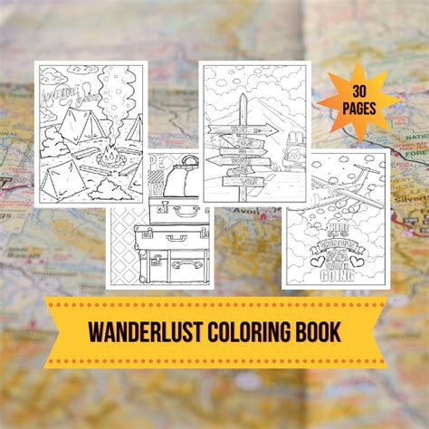 Coloring Books Coloring Pages Wanderlust Vintage Coloring Books