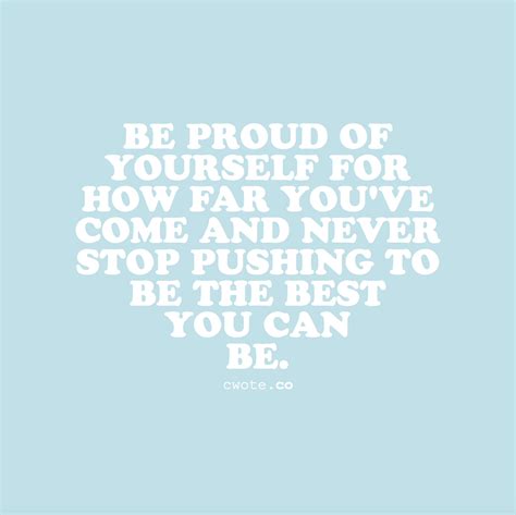 Don't stop until you're proud. cwote: " Be proud of yourself :)) " | Fitness motivation ...