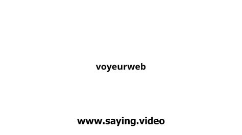 How To Say Voyeurweb In English Youtube