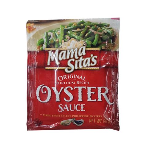 Mama Sitas Oyster Sauce 60g Citimart