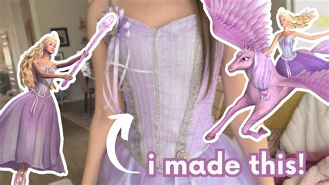 I Made Annika S Barbie Magic Of Pegasus Purple Dress Real Life