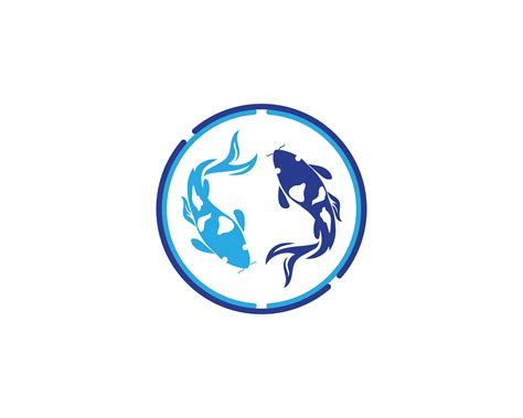 Carp Koi Design On White Background Animal Fish Icon Underwater