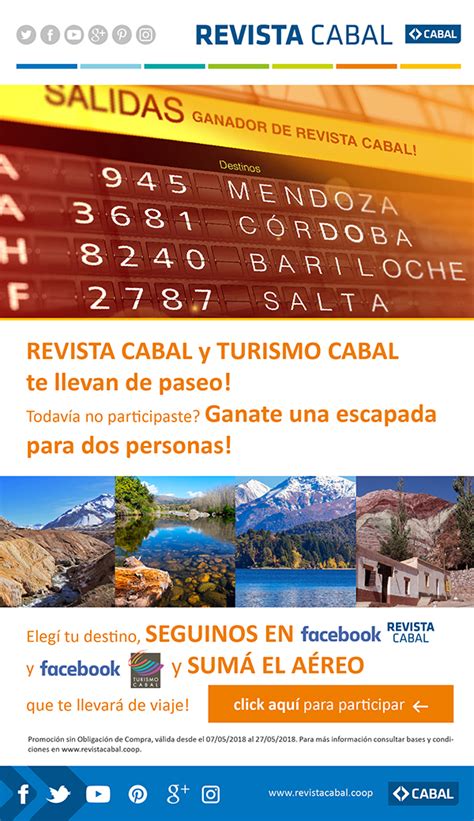 Revista Cabal Y Turismo Cabal Te Llevan De Paseo Revista Cabal