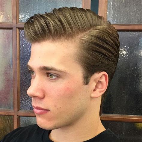 Long Taper Haircut With Side Part Mens Hairstyles Medium Hairstyles