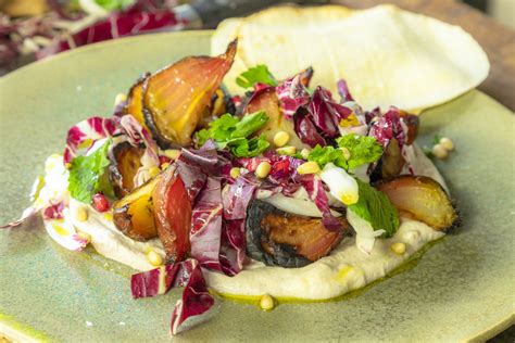 Please sir, i want some more. Roast Beets with Mole Blanco | James Martin Chef