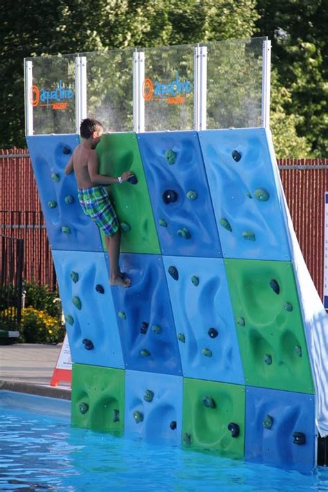 Climber At Bock Outdoor Swim Center How Cool For Your Pool See More