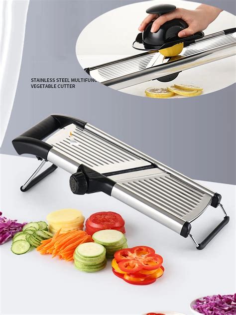 304 Stainless Steel Mandoline Professional Vegetable Slicer Adjustable