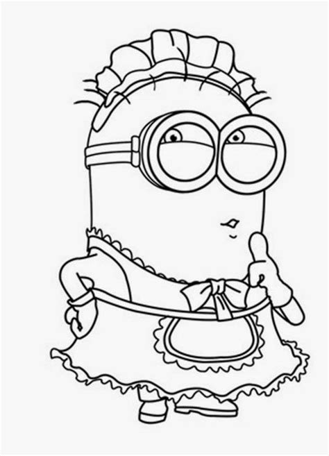 Si eres padre, tío, abuelo, o simplemente tienes a tu cargo un niño, seguramente has pensado en las mejores formas para entretenerlo y que pase la mayor parte de su. Dibujo Minion para colorear e imprimir - MinionLander