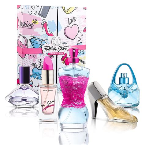 Scented Things Fashion Chest Assorted Scents Kids Perfume 5 Piece