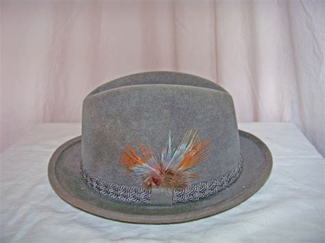 Vintage John B Stetson Mens Hat With Original Box By Sanmonet