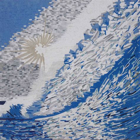 Ocean And Waves Ii Mosaic Art World Of Mosaics