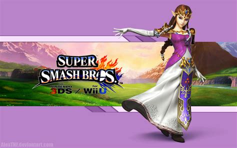 Zelda Wallpaper Super Smash Bros Wii U3ds By Alexthf On Deviantart