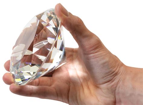 100mm Clear Diamond Cut K9 Crystal Glass Gem Fake Gem Stones Silver Gold