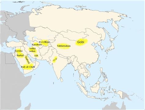 Asie Mapy Zápisky