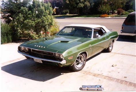 1970 Dodge Challenger Rt Convertible Ef8 Dark Green Metallic Dodge