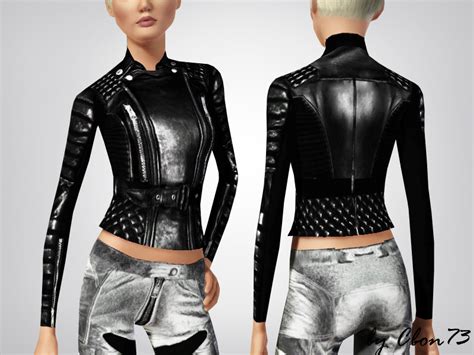 The Sims Resource Leather Jacket