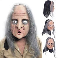 Old Nana Latex Mask Adult Grandma Wrinkled Hag Face Halloween EBay