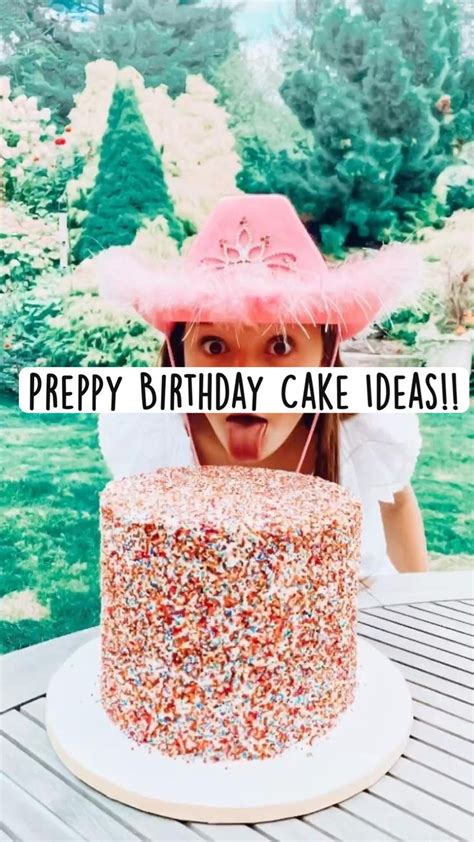 preppy birthday cake ideas birthday ts for teens diy birthday ts for friends