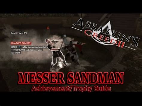 Assassin S Creed II Messer Sandman Achievement Trophy Guide YouTube