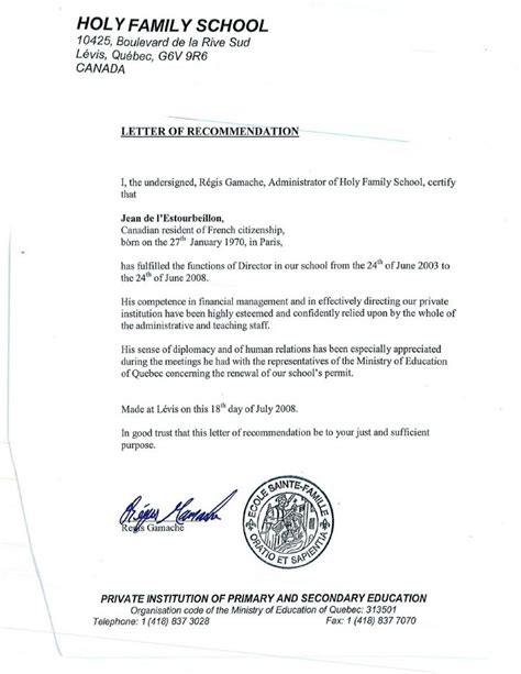 Sample Letter Of Recommendation For Ordination Classles Democracy