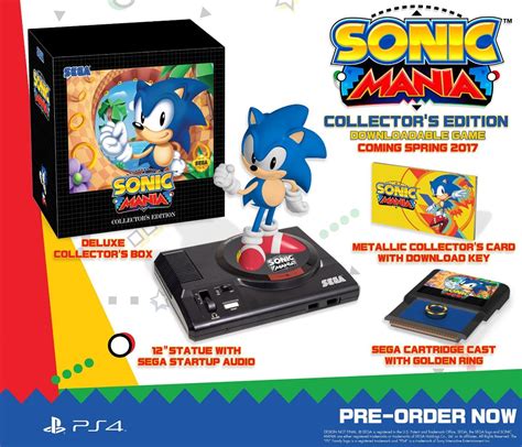 Sonic Mania Collectors Edition Vorgestellt Usa Sega Portal