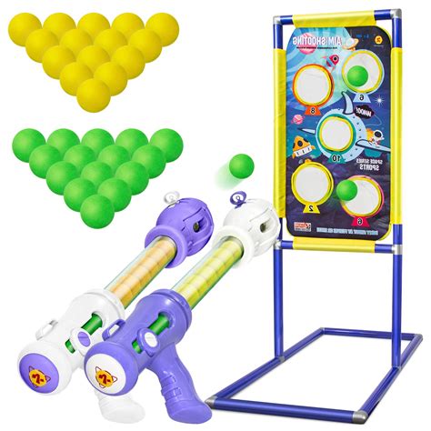 Buy Kovebble Shooting Target With 2pk Foam Ball Popper Target Stand