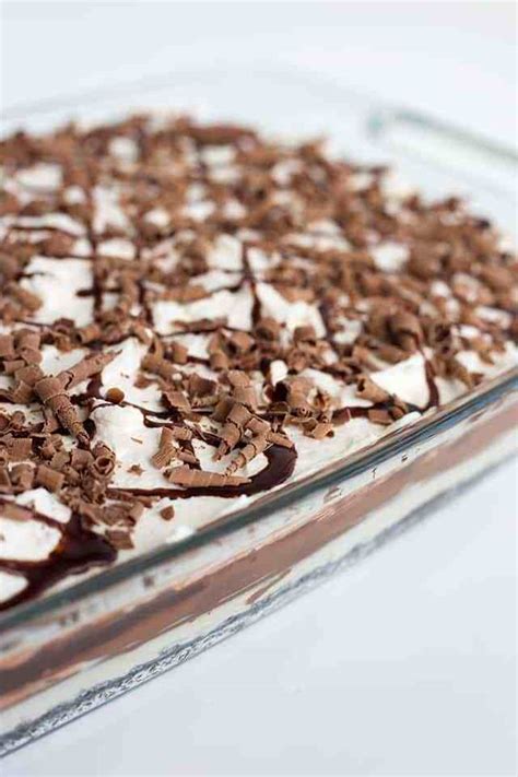 This post may contain affiliate links. Chocolate Lasagna