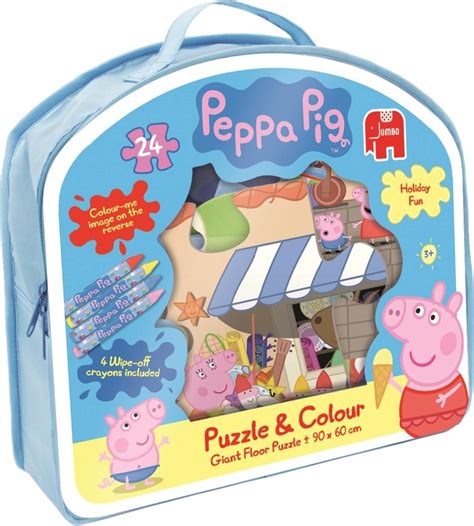Peppa pig birthday coloring pages at getdrawingscom free for. bol.com | Peppa Pig Vloerpuzzel en kleurplaat - 24 stukjes ...