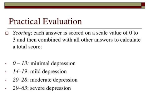 The Beck Hopelessness Scale Questionnaire
