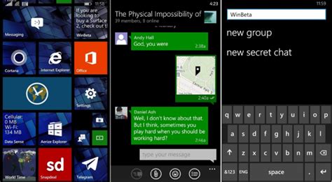 Telegram Débarque Sur Windows Phone Geeko