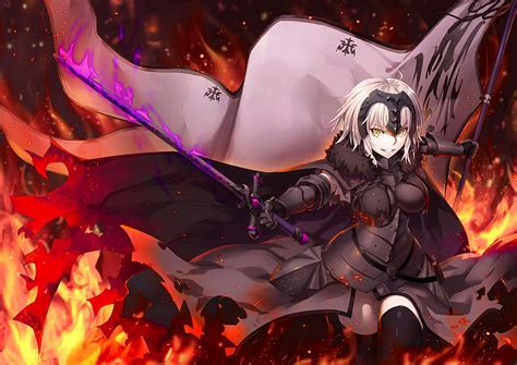Anime Fategrand Order Jeanne Darc Alter Wallpaper イラスト レム かわいい ジャンヌダルク