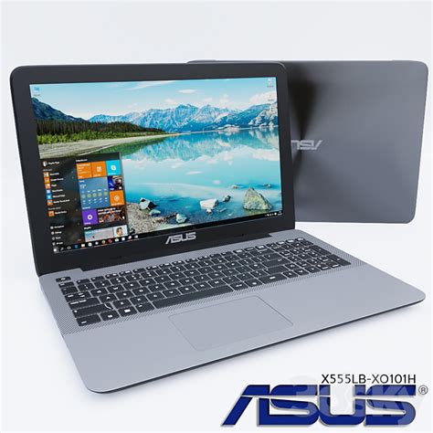 Notebook Asus X555lb Xo101h Pc And Other Electronics 3d Model