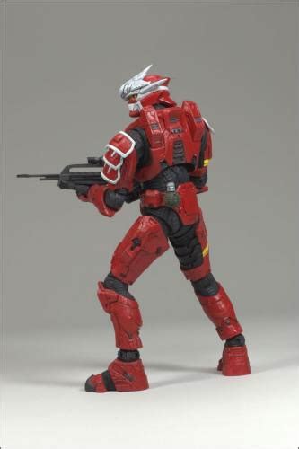 Halo 3 Series 3 Spartan Soldier Hayabusa Red Figure By