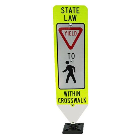 Pedestrian Crosswalk Sign