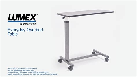 Lumex® Everyday Overbed Table Youtube