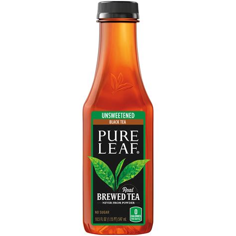 Pure Leaf Real Brewed Tea Unsweetened Black Tea Allergy And Ingredient
